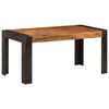vidaXL Dining Table Honey brown Solid mango wood Large Industrial