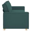 vidaXL Sofa Dark Green 86.61 x 30.71 x 33.07 in Fabric