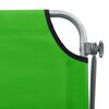vidaXL Outdoor Sunbed Green Powder-coated steel and fabric