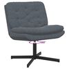 vidaXL Swivel Relaxing Chair Dark Grey 63 x 75 x 76 cm Velvet
