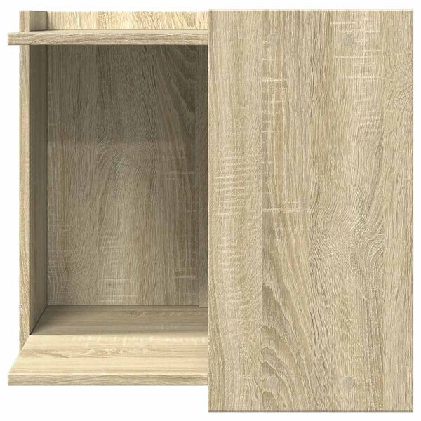 vidaXL Cat Litter Box Enclosure Sonoma Oak Engineered Wood Compact