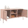 vidaXL TV Cabinet Pink Steel Medium TV Cabinet Rectangular