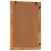 vidaXL Bathroom Mirror Brown Solid Acacia wood, Glass Medium