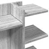vidaXL Desk Organiser Grey Sonoma 16.5x8.5x16.5" Engineered wood