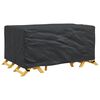 vidaXL Outdoor Furniture Cover Black 67.7" x 44.5" x 28.7" 600D