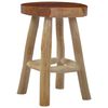 vidaXL Stool Brown Teak Wood
