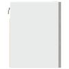 vidaXL Hanging Cabinet Concrete grey Engineered wood Compact