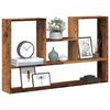 vidaXL Wall Shelf Old Wood Engineered Wood 39.0 in x 5.9 in x 23.6 in