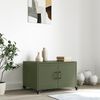 vidaXL Coffee Table Olive Green Cold-Rolled Steel Medium Coffee Table