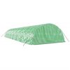 vidaXL Greenhouse Green PE (polyethylene), galvanized steel
