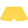 vidaXL Replacement Canopy for Garden Swing Yellow 74"/66.1"x57.1"/43.3"
