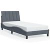 vidaXL Bed Frame Dark Grey