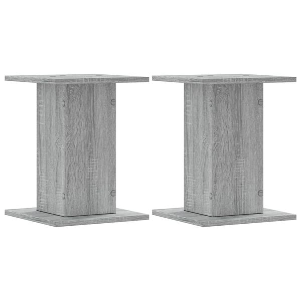 vidaXL Plant Stand Grey Sonoma Engineered wood 11.8x11.8x15.7 in