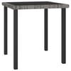 vidaXL Garden Dining Table Grey