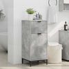 vidaXL Bathroom Cabinet Concrete Grey 15.55 x 14.17 x 34.65 in