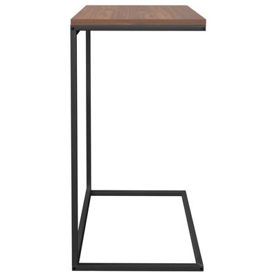 vidaXL Side Table Black 21.7"x13.8"x26" Engineered Wood