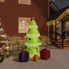 vidaXL Inflatable Christmas Tree Colorful