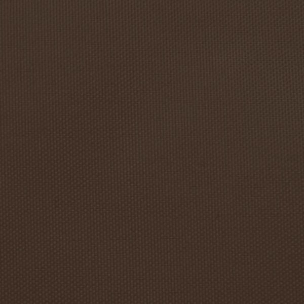 vidaXL Sunshade Sail Oxford Fabric Trapezium 2/4x9.8' Brown