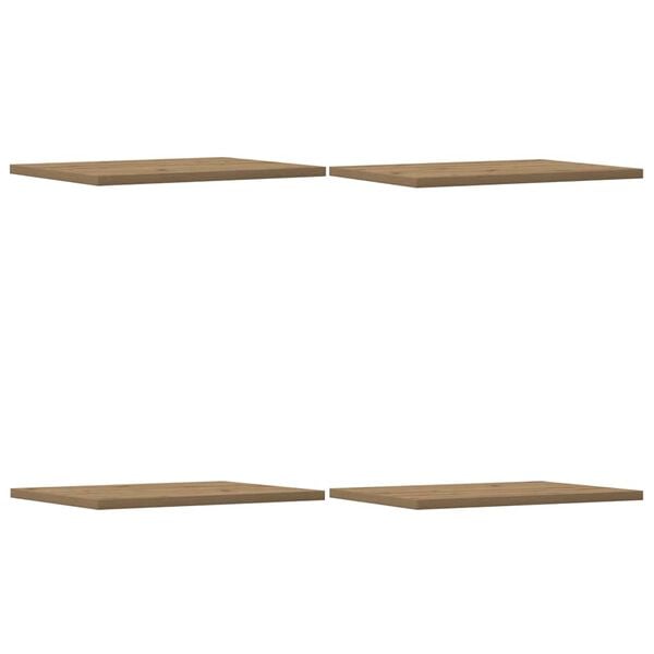 vidaXL Bookshelf Board Set of 4 Artisan Oak Engineered Wood Medium