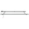 vidaXL Retractable Awning Manual Light gray 137.80" x 98.43" fabric