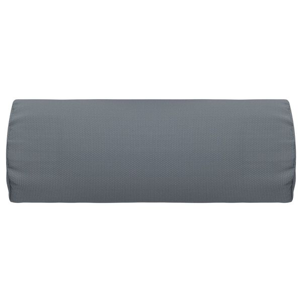 vidaXL Deck Chair Headrest Grey Textilene 15.7x3.0x5.9 in Chair Cushion