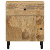 vidaXL Bedside Cabinet Natural wood tone