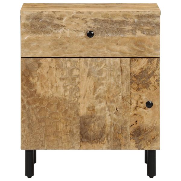vidaXL Bedside Cabinet Natural wood tone