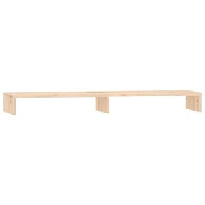 vidaXL Monitor Stand 39.4x10.6x3.9" Solid Wood Pine