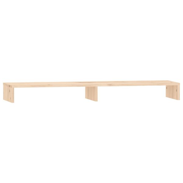 vidaXL Monitor Stand 39.4x10.6x3.9" Solid Wood Pine