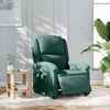 vidaXL Electric Massage Recliner Chair Dark Green Velvet Large