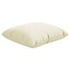 vidaXL Sofa Cushion Set of 4 Cream 100% Polyester 15.7 x 15.7 in