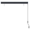 vidaXL Roller Shade Anthracite Polyester with PA Coating 55.1x98.4in