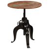 vidaXL Bar Table Multicolor top, Black frame
