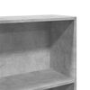 vidaXL Book Cabinet Concrete grey Engineered wood Tall Book Cabinet