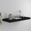 vidaXL Wall Shelf Black Honeycomb MDF, Metal 23.6 in length
