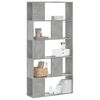 vidaXL Bookcase Concrete Grey Engineered Wood Medium Bookcase