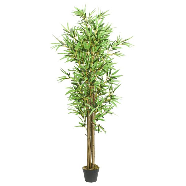 vidaXL Artificial Bamboo Tree Green Textile fiber 70.9 in