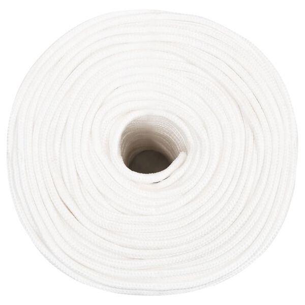vidaXL Boat Rope Full White 0.39 " 82.0 ' Polypropylene