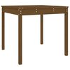 vidaXL Garden Table Honey brown Solid pine wood Medium Durable