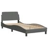 vidaXL Bed Frame Dark grey