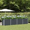 vidaXL Planter Anthracite 480 x 50 x 45 cm Galvanised Steel