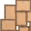vidaXL Photo Frame Light Brown MDF, PS (polystyrene) Standard