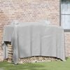 vidaXL Tarpaulin 2.1 oz/ft&sup2; 9.8'x9.8' Gray
