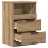 vidaXL Bedside Cabinet Artisan Oak Engineered Wood Medium