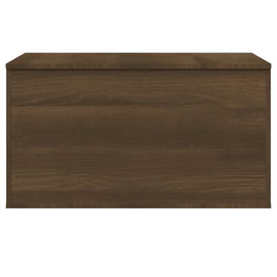 vidaXL Storage Chest Brown Oak 33.1"x16.5"x18.1" Engineered Wood