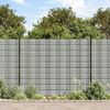 vidaXL Patio Privacy Screens 10 pcs Stone Grey 99.4x7.5" PVC