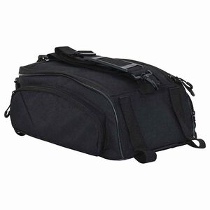 vidaXL Bicycle Bag Black 14.96 x 8.27 x 6.30 in Polyester