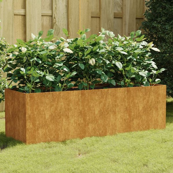 vidaXL Garden Raised Bed Rusty Corten steel Large Durable