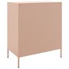 vidaXL Sideboard Pink Steel Medium Sideboard Rectangular Industrial