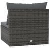 vidaXL 3-seater Sofa Gray